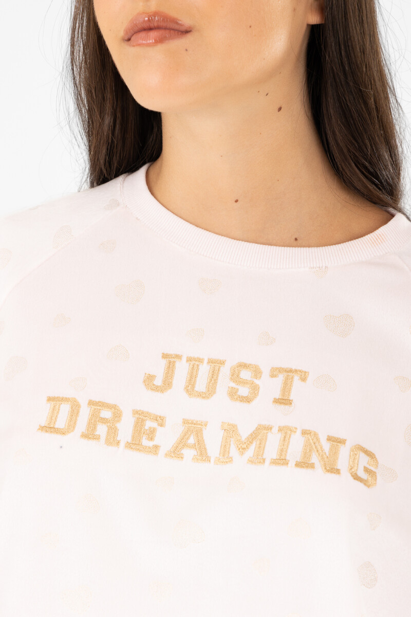 Pijama golden hearts Rosado