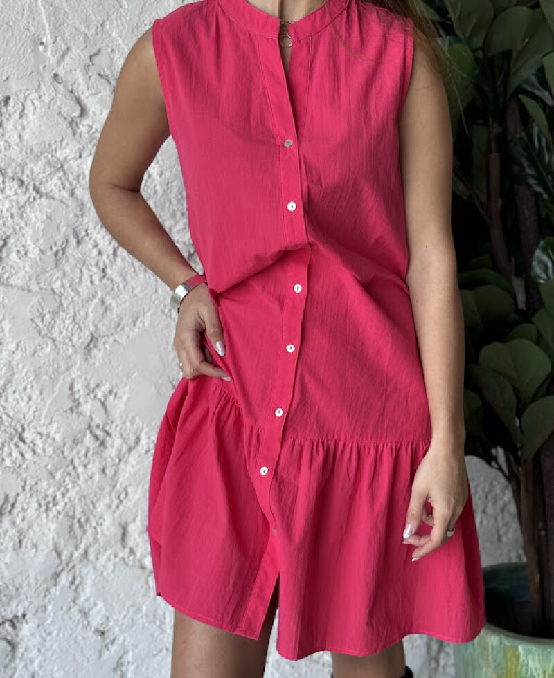 Vestido Marina fucsia