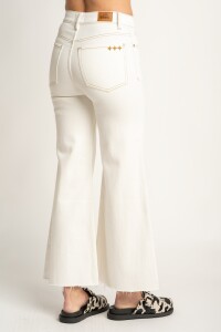 Jean Flared Wide Leg Nacar