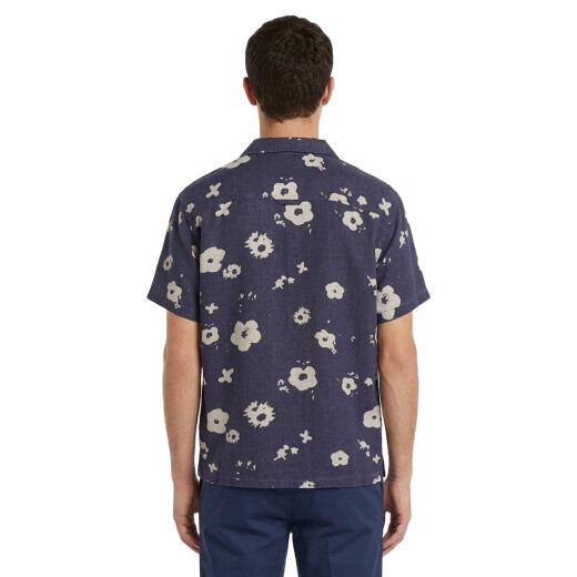 Camisa Critical Slide Splatter Resort - Azul Camisa Critical Slide Splatter Resort - Azul