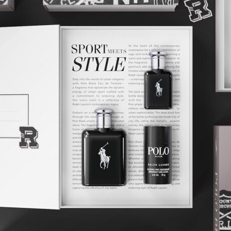 Cofre Ralph Lauren Perfume Polo Black 125ml EDT+ 40ml + Desodorante 75g Cofre Ralph Lauren Perfume Polo Black 125ml EDT+ 40ml + Desodorante 75g