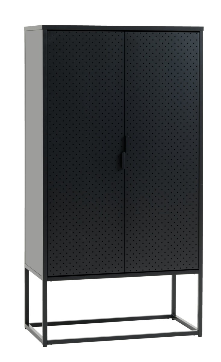 Armario VIRUM 2 puertas negro 