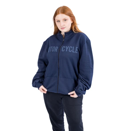 Campera de Algodón Talles Especiales AZUL