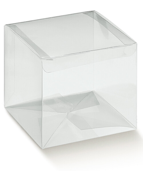 Caja transparente 12x12x12 cm. - TRANSPARENTE Caja transparente 12x12x12 cm. - TRANSPARENTE