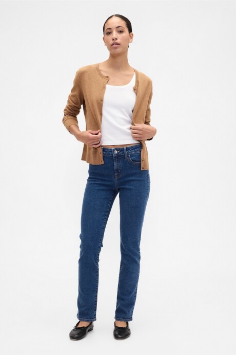 Jean Classic Straight Mujer Medium Wash