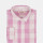 Camisa m/l cuadros rosa