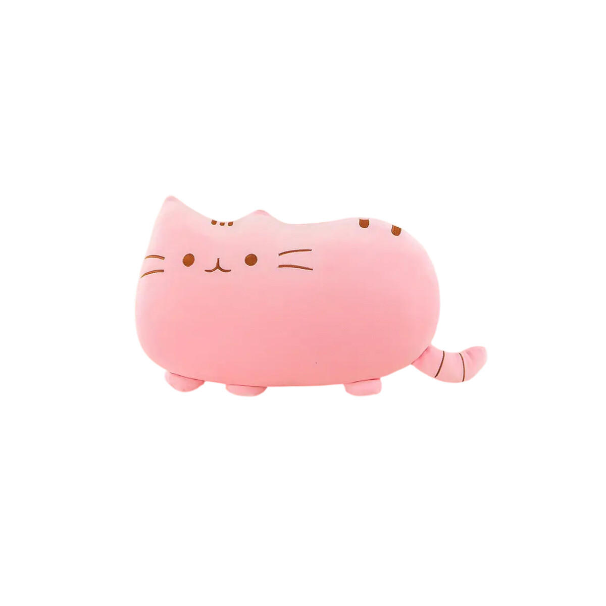 Almohadón de peluche con forma de gatito - Rosado 