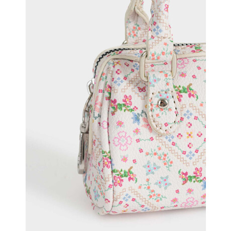 Monedero Formato Cartera Estampado Flores
