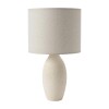 LAMPARA BEIGE P/MESA 36X58CM Unica