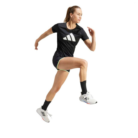 Remera Run It Tee De Mujer Negro