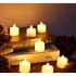 Velas Velitas Luz Led Pila Pack 24 Unidades Decorativo Velas Luz Led Pila Pack X24 Decoracion Souvenir Fiesta 3,5