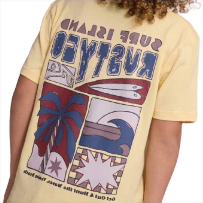 Remera Rusty Vertuna Niño - Amarillo Remera Rusty Vertuna Niño - Amarillo