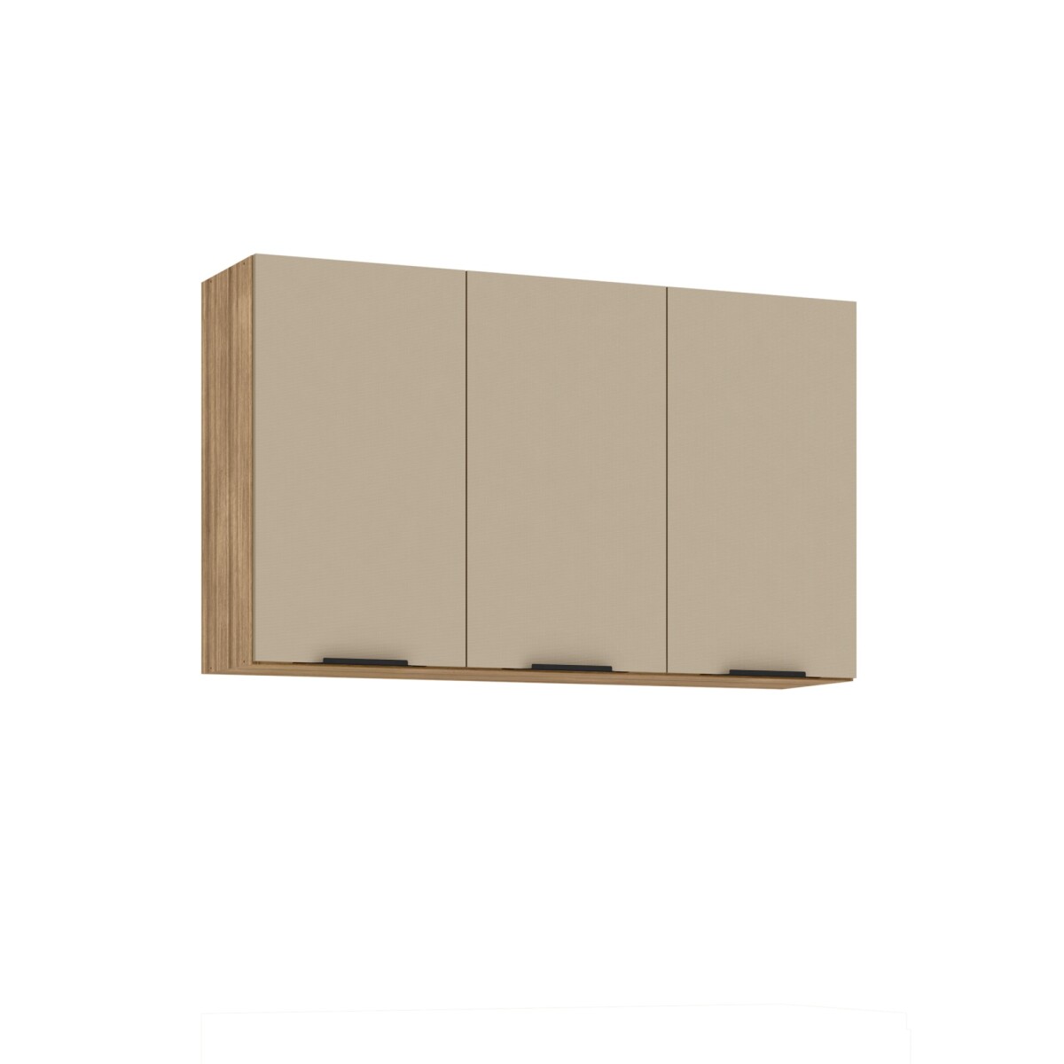 MUEBLE AEREO PARA COCINA TRES PUERTAS DE 1.20cm SERIE VIV ALUMINIO KITS PARANA - GAMAS DE BEIGE 