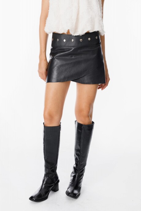 Mini Fit Leather Negro