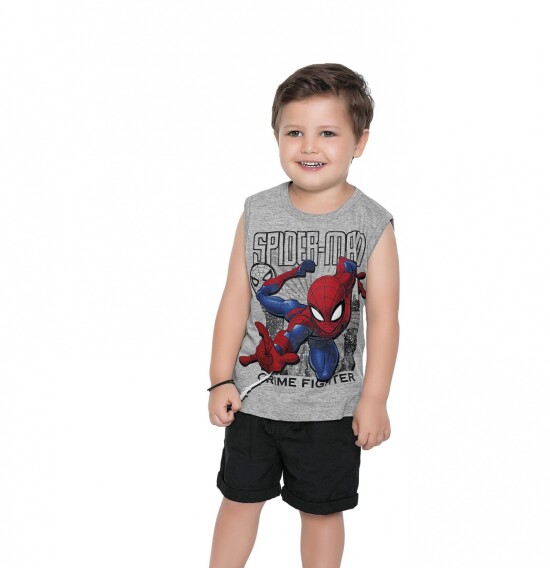 Camiseta sin mangas Spider Man GRIS
