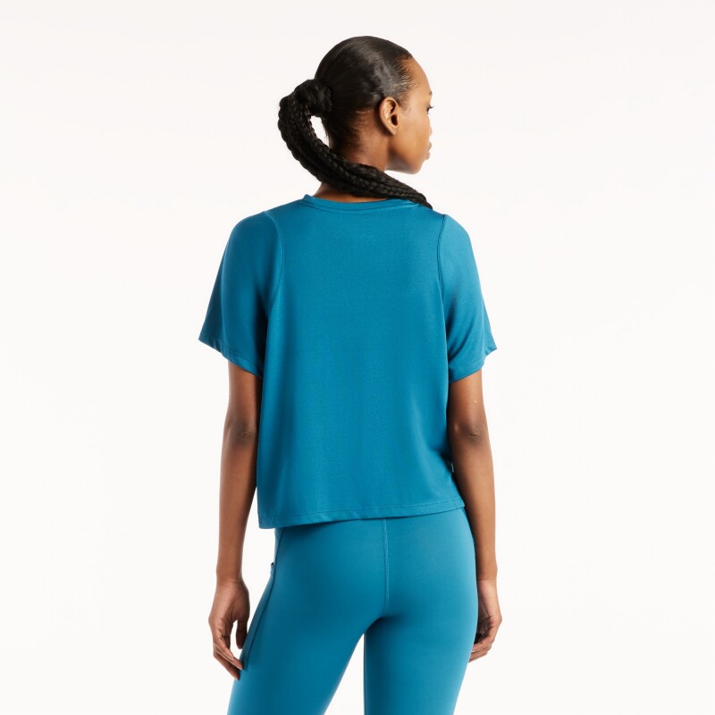 Remera New Balance de Dama -Infinity Propel- WT61A31KDSV BLUE