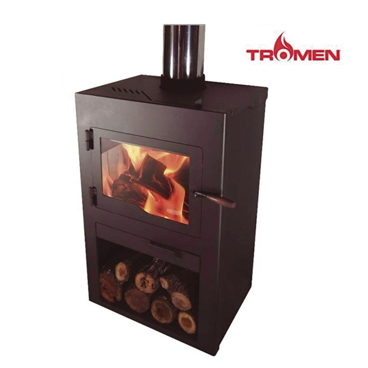 ZZ-CALEFACTOR TRONADOR 60X85X47CMS AREA 120 M2 TROMEN ++ - N/a 