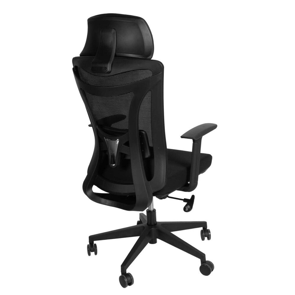 SILLA DE OFICINA MALLA NEGRO AMANE