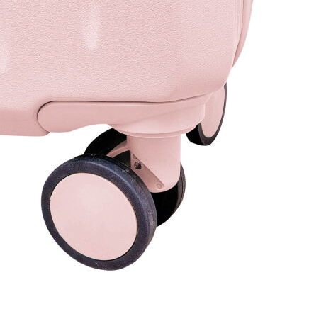 Set X3 Valijas Rígidas Viaje Livianas Carry + 14+ 24 Rosado