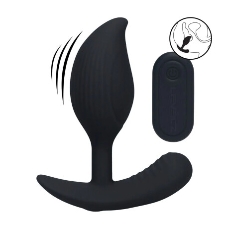 Levelz Silicone Anal Plug with Remote Control - Black Levelz Silicone Anal Plug with Remote Control - Black