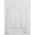 V-LS CROPPED POPLIN SHIRT OPTIC WHITE V6