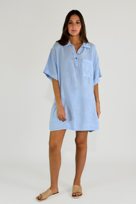 CAMISOLA CAVOUR Celeste