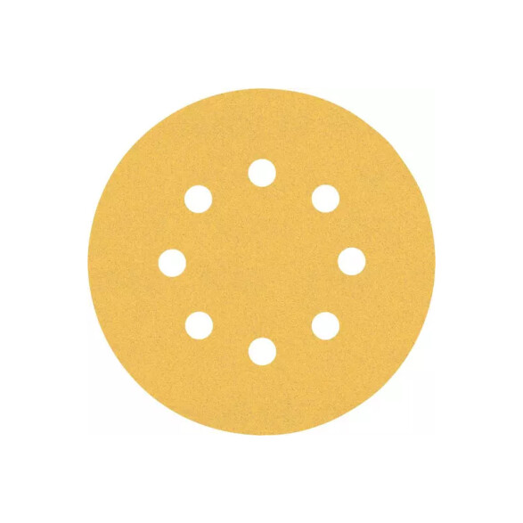 Lija con velcro 125mm grano 120 madera/metal BS4424