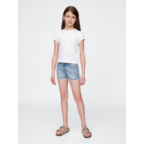 LOW STRIDE SHORT_LT BFLY LIGHT WASH
