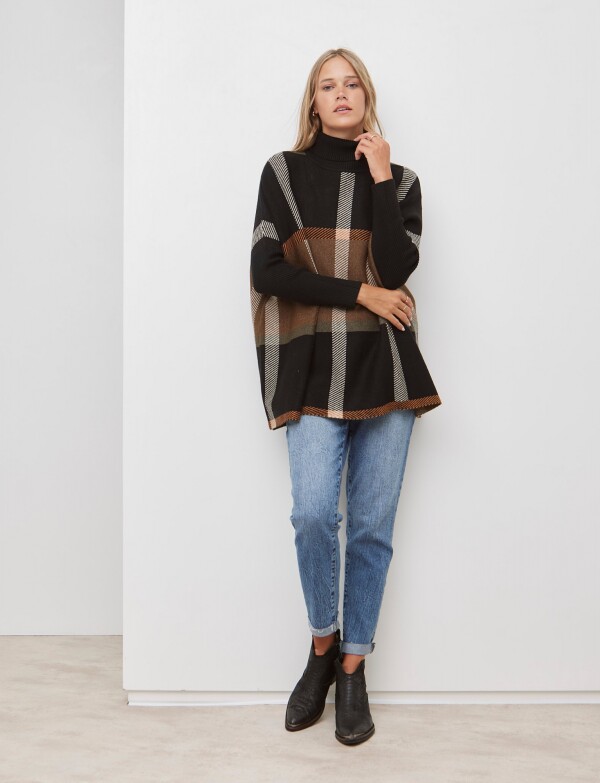 Polera Oversized MULTI/NEGRO