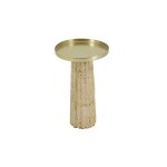 CANDELABRO ALTO 10x10x16CM CEMENTO CANDELABRO ALTO 10x10x16CM CEMENTO