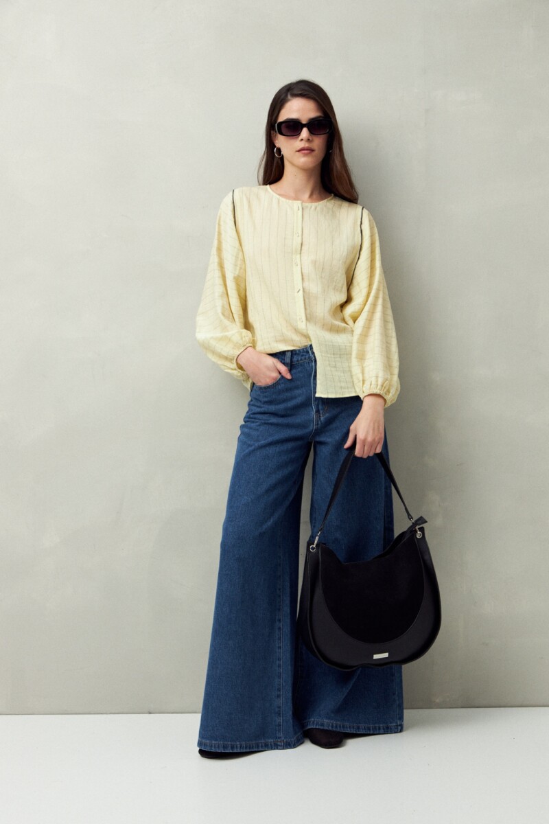 CAMISA LISANA AMARILLO PASTEL
