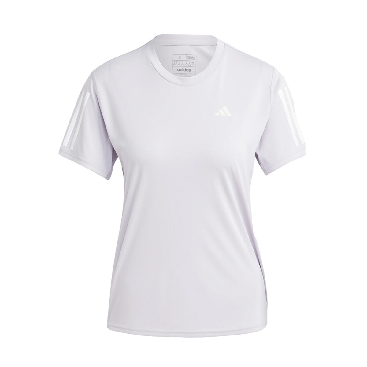 Remera de Mujer Adidas Own the Run Tee - Gris - Blanco 