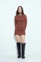 VESTIDO MERGE Chocolate