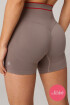 Short Seamless Scrunch Short 4 Mujer Desert Shadows/Heated Red Fabl
