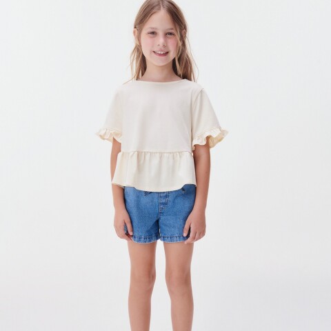 BLUSA FEM AMARELO CLARO