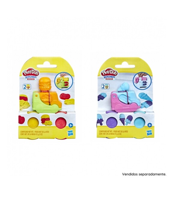 Play-Doh - Playset minicamión de helados Único