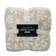 Frazada con Corderito 2 PLAZA Home Class 200 x 240 cm HOJAS BEIGE
