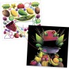 Crear con stickers Verduras de Primavera Giuseppe Arcimboldo