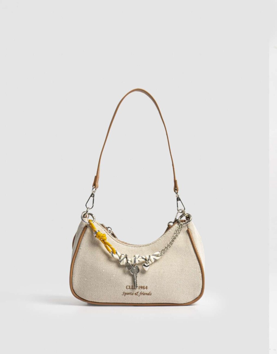 Bandolera Baguette Sport - Blanco Crudo 