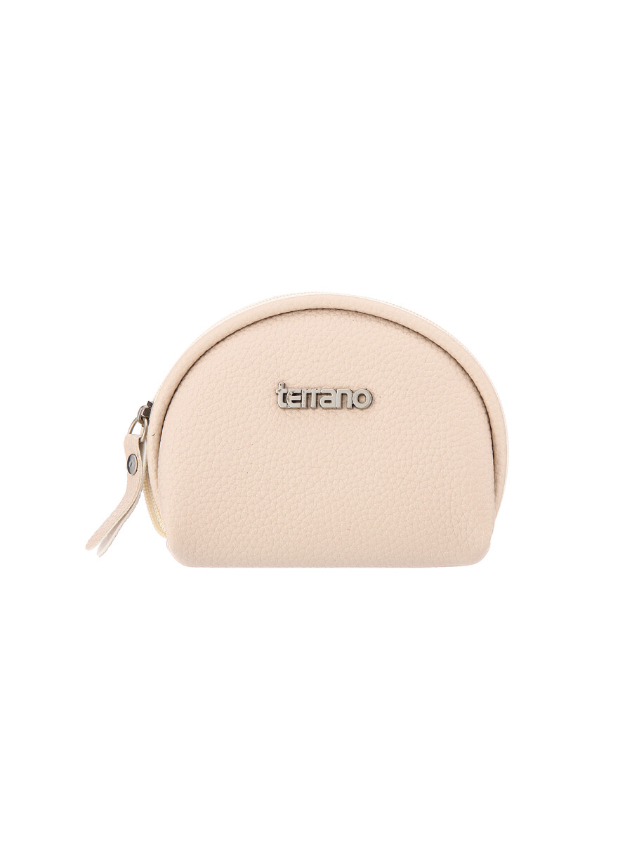 Portamonedas Redondo - Beige 