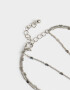 Pulseras Flexibles Pulsera Flexible Con Anillo Unido - Plateado