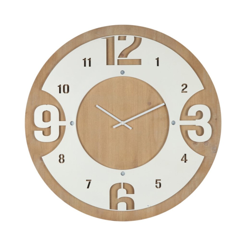 Reloj de Pared en MDF 68x68x4.5cm Reloj de Pared en MDF 68x68x4.5cm