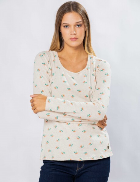 REMERA ESTAMPADA MANGA LARGA Arena