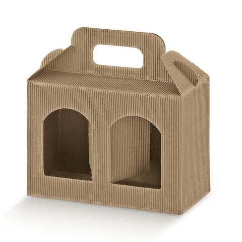Caja corrugada 2 ventanas 17x8x12 - 35288 - AVANA Caja corrugada 2 ventanas 17x8x12 - 35288 - AVANA