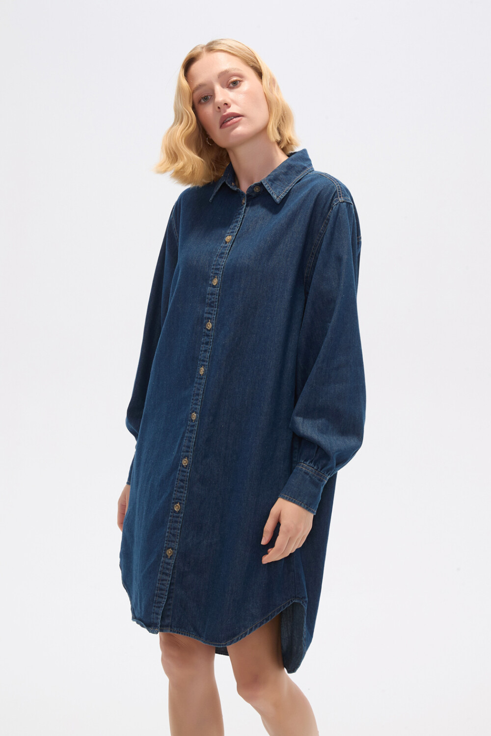 Vestido Maitu Azul Medio