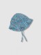 Sombrero Con Cinta De Florecitas Gris