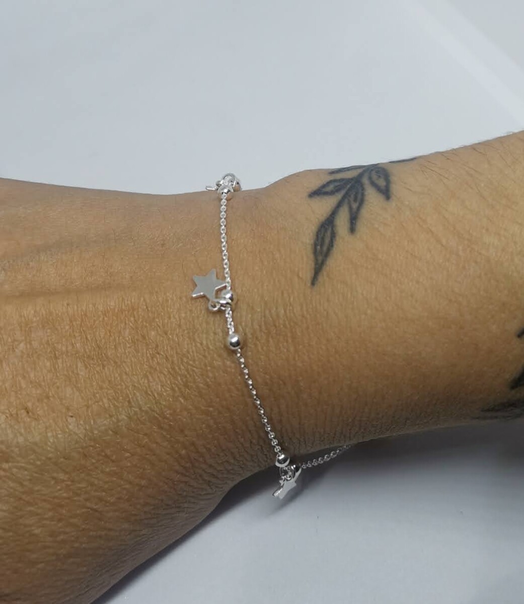 Pulsera Estrellada en Plata 925 