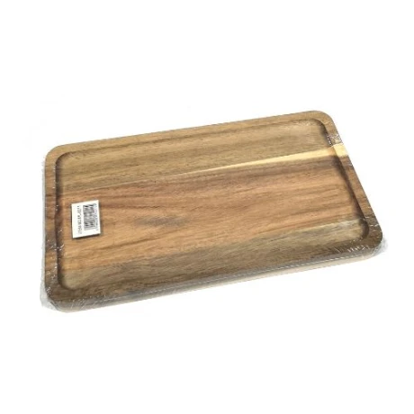 Bandeja de Bambú Rectangular 24CM X 14CM 001