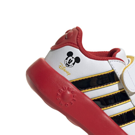 Championes adidas x Disney Mickey Mouse Grand Court de niño White & Red