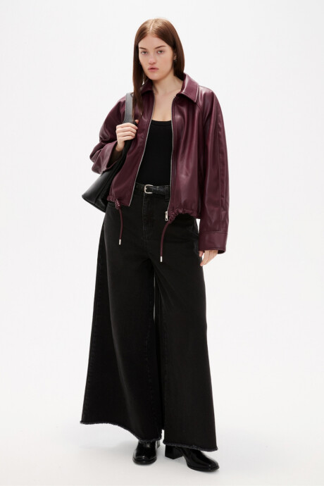 Campera Cardia Cereza Oscuro